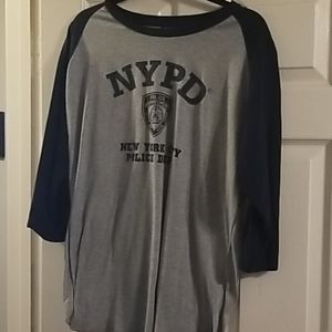 NYPD baseball tshirt
